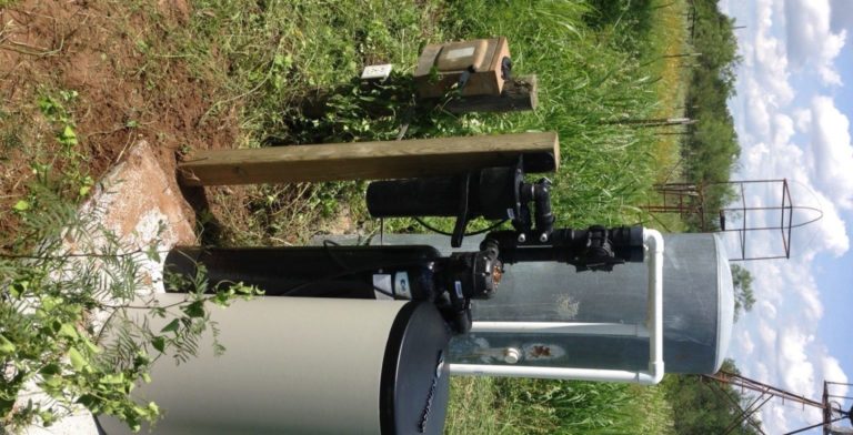 kinetico water softener installed in the country for a farm