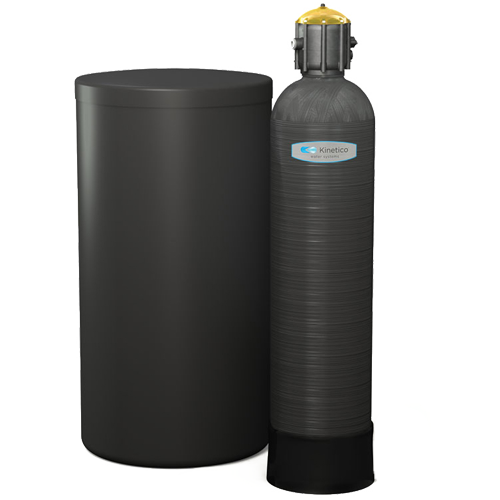 Kinetico Essential water softener on a transparent background